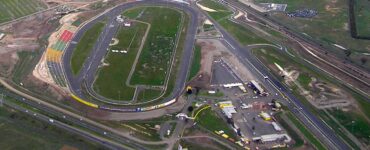 Aerial view of Calder Park Raceway in Victoria Australia